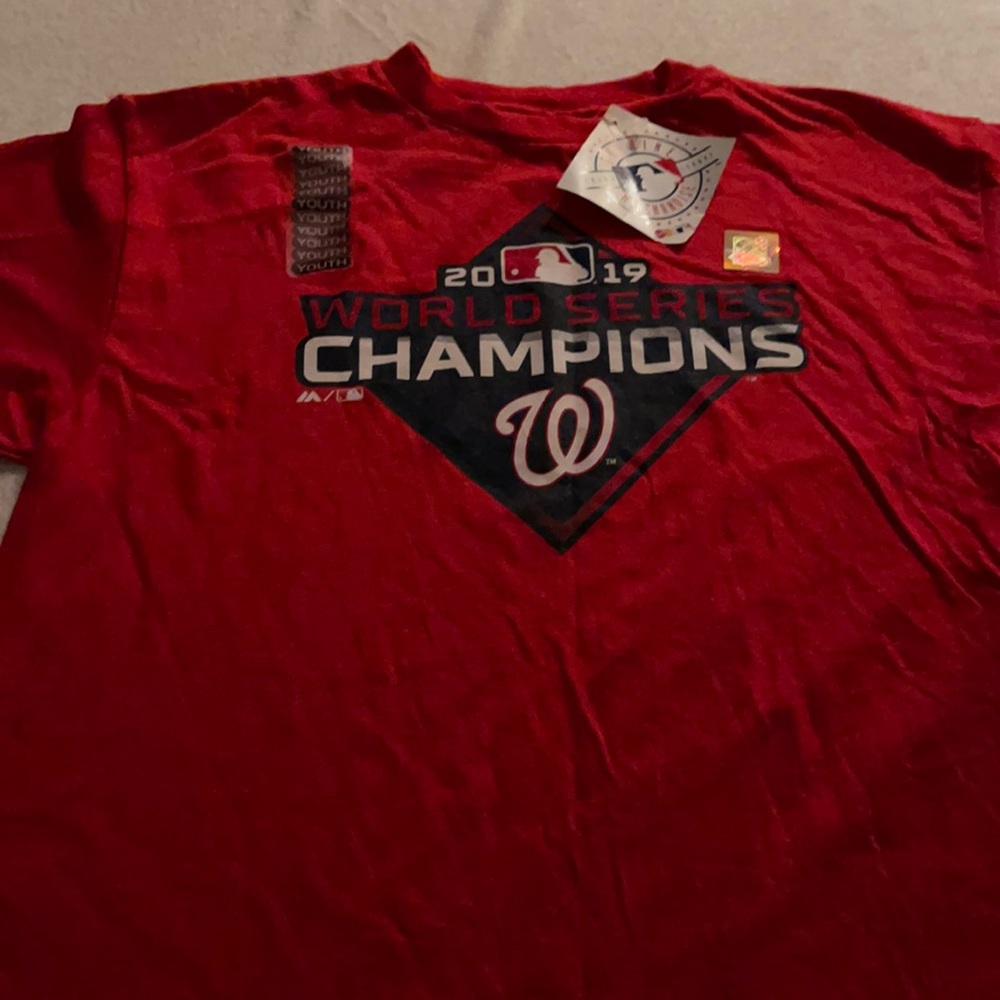 Youth Med MLB 2019 World Series Champion T-shirt